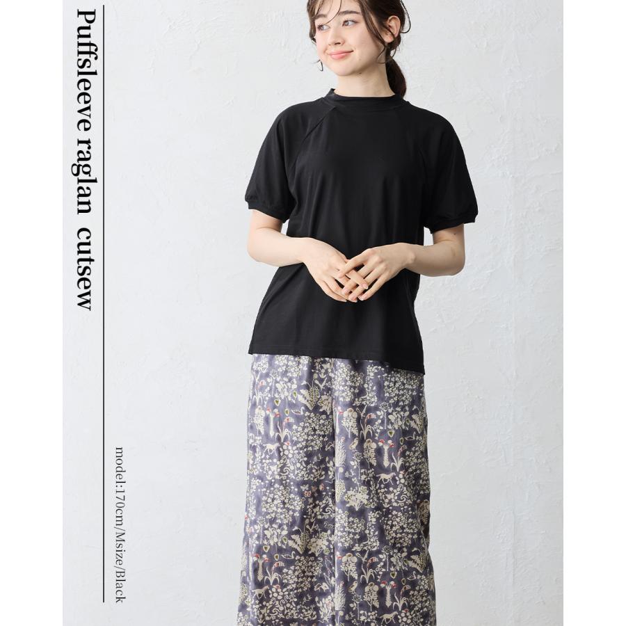 Tシャツ レディース カットソー 日本製 汗ジミ防止 tシャツ レディース 接触冷感 UVカット 綿100% トップス カットソー 半袖 コットン ラグラン 9190877 |  | 09