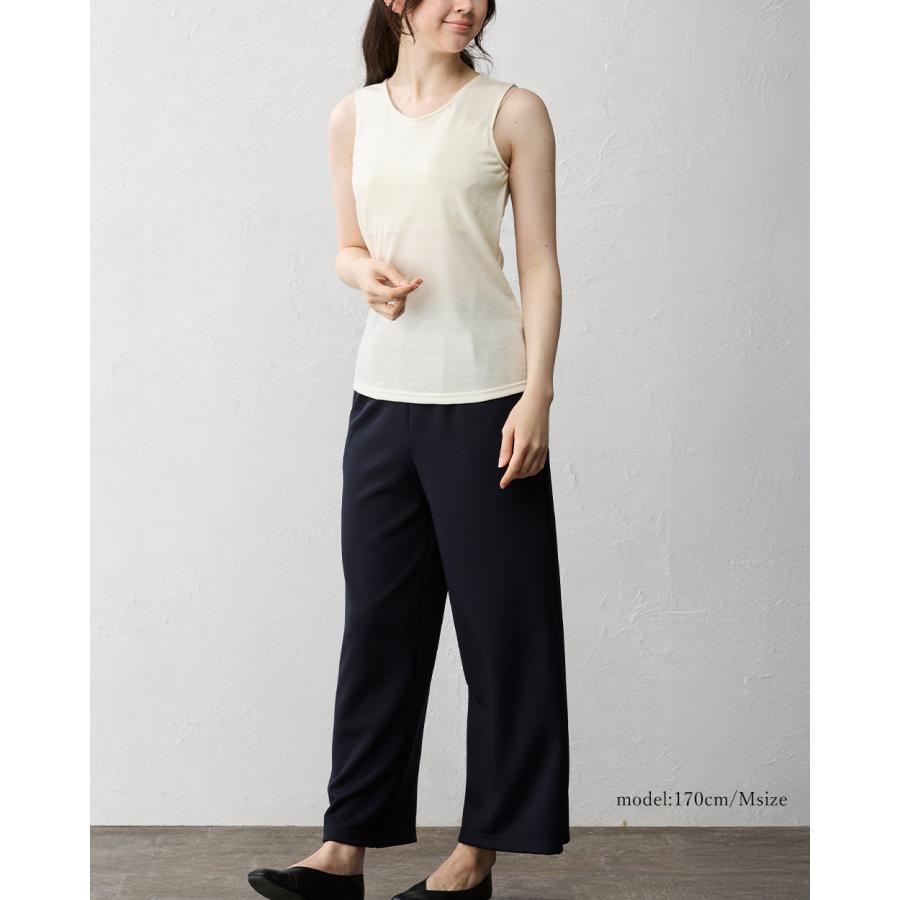 日本製 ブラトップ タンクトップ カップ付き インナー メリノウール 毛 ウール100% 肌に優しい 吸湿性 保温性 防臭効果 天然素材 速乾性 30代 40代 50代 普段着 |  | 07