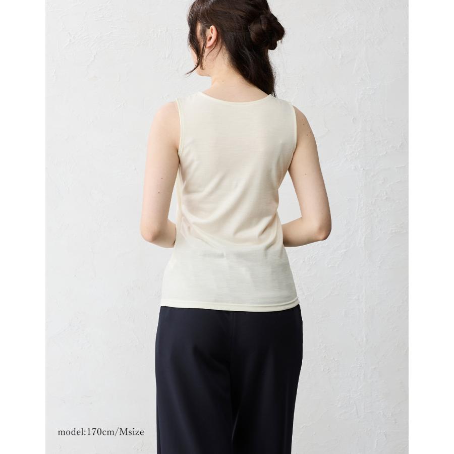 日本製 ブラトップ タンクトップ カップ付き インナー メリノウール 毛 ウール100% 肌に優しい 吸湿性 保温性 防臭効果 天然素材 速乾性 30代 40代 50代 普段着 |  | 08