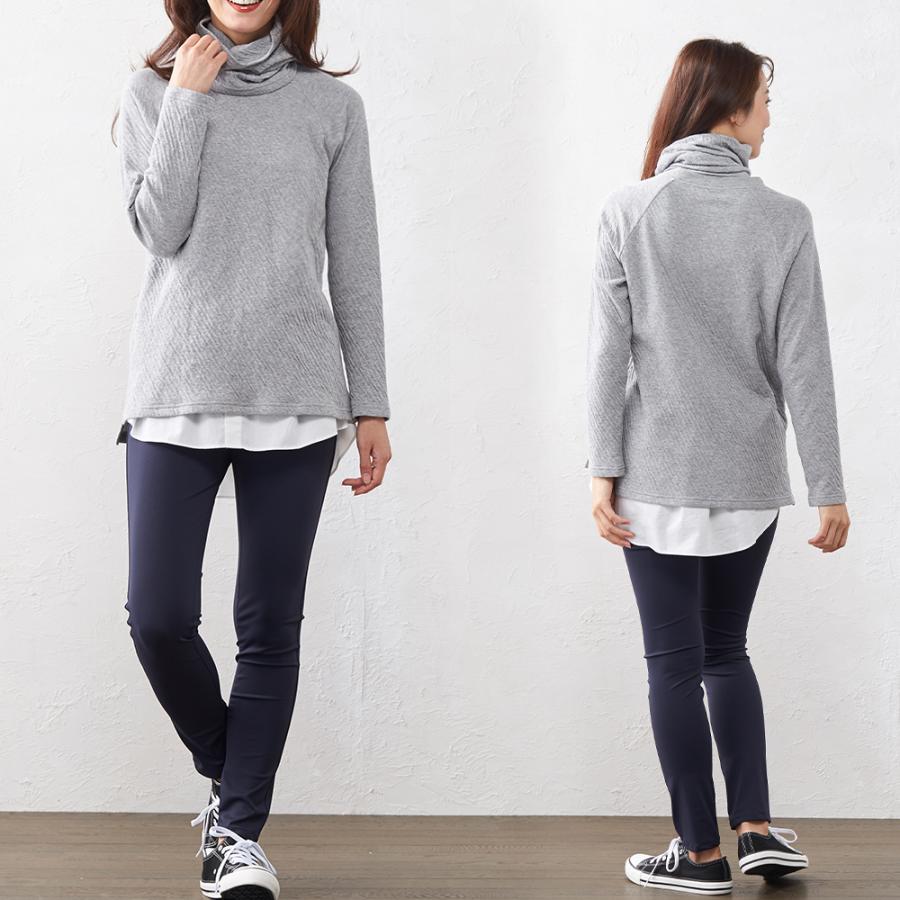 日本製 オーガニックコットン ラグランTシャツ ネックウォーマー セットアップ ラグランスリーブ レディース Tシャツ カットソー 綿 |  | 13