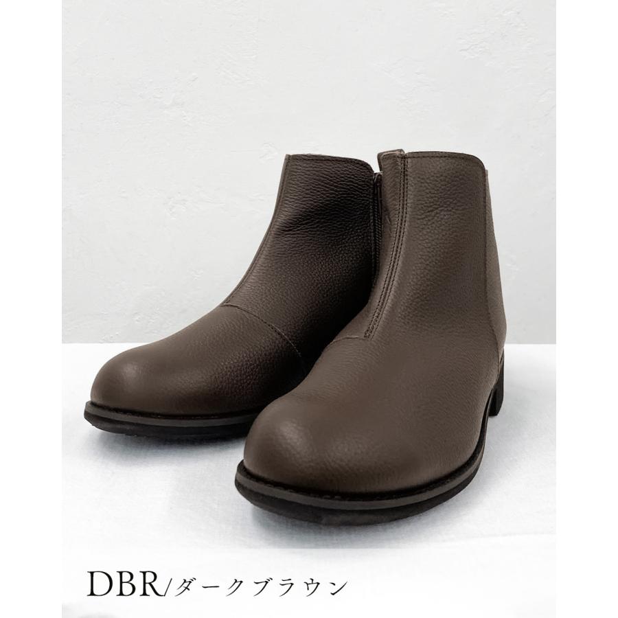 日本製] レザー 牛革 ショートブーツ サイドゴア ブーツ 靴 チェルシー