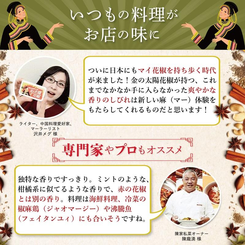 有吉ゼミで紹介 金の太陽花椒 STRONG 20g 携帯ケース付 ブランド産地 花椒 パウダー SPANION 爆買 | SPANION | 04