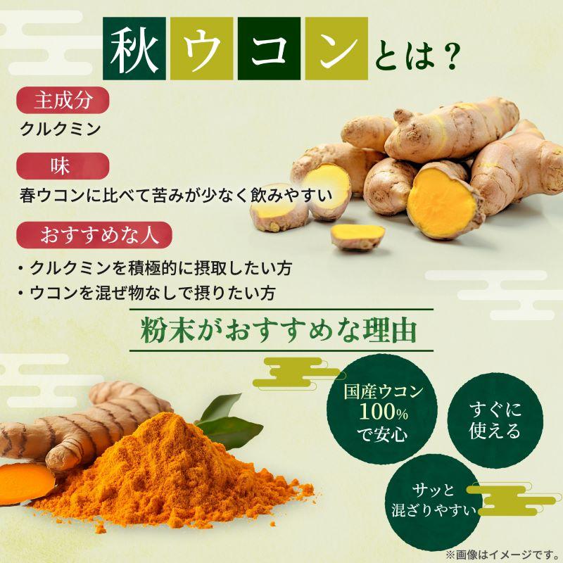 山梨県産 大月 ウコンパウダー 100g 苦味が少ない 無農薬栽培 ウコン粉末 ウコン ターメリック ターメリックパウダー SPANION | SPANION | 04