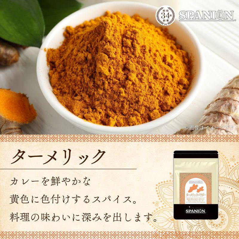 ターメリック パウダー 500g 大容量 ウコン ウコンパウダー 粉末 秋うこん 秋ウコン 業務用 レビュープレゼント SPANION | SPANION | 02