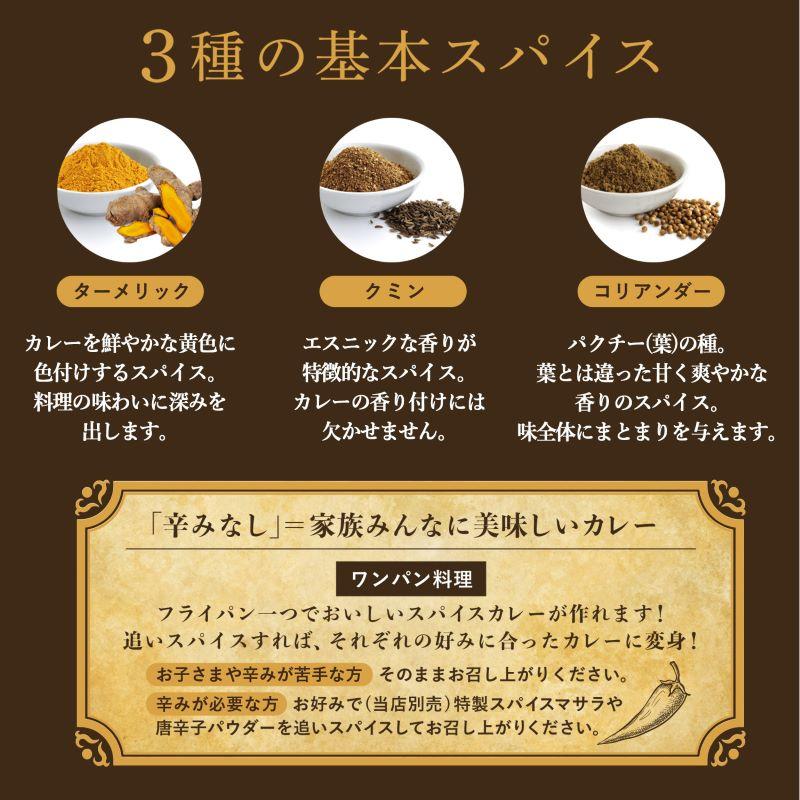 カレースパイス 3種セット 各100g 100皿分 スパイスカレー スパイスセット カレー粉 レシピ付き レビュープレゼント SPANION | SPANION | 04