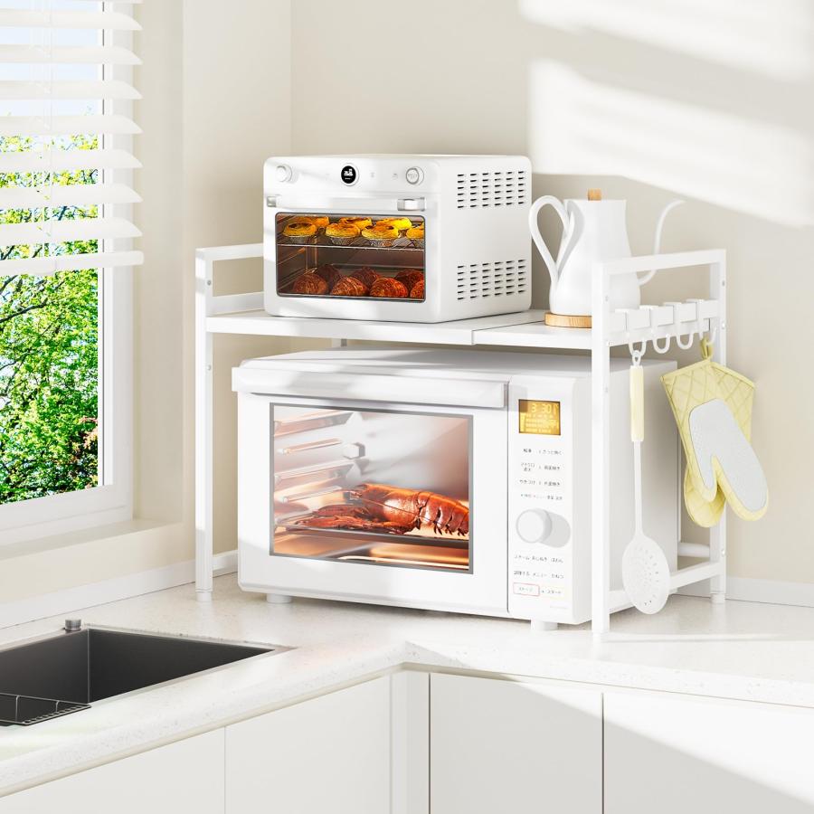 ❤科学的構造に基づいた設計で地震にも強く安心安全♪❤高耐荷重30kg❣レンジ台 Amazon.co.jp: [SuperKois] レンジラック キッチンラック レンジ