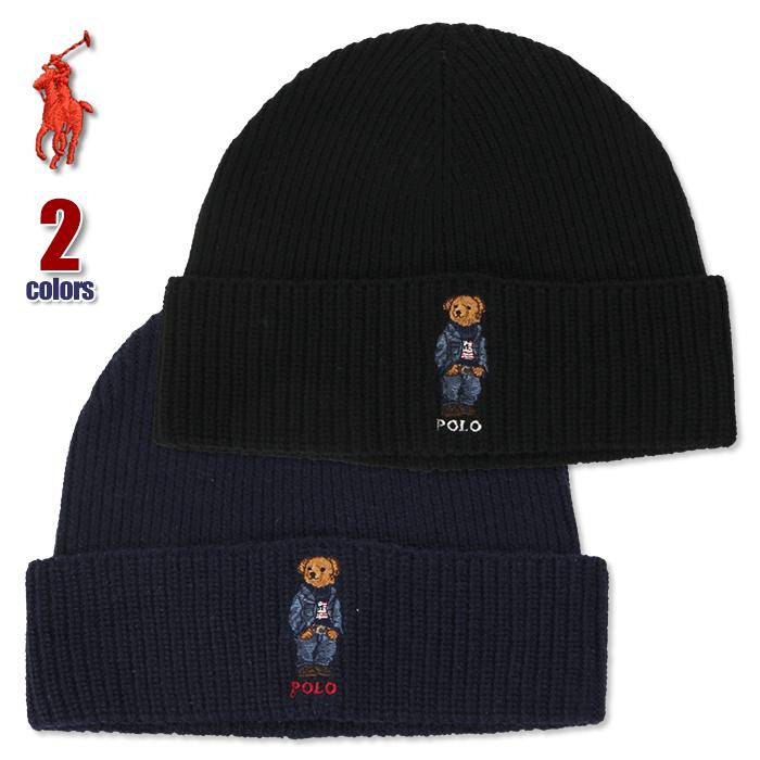 ラルフローレン ニット帽 ポロベアー メンズ レディース 新作 Polo Ralph Lauren ポロ ニットキャップ ブランド プレゼント 男性 女性 大きいサイズ 黒 紺 Acc Prl Pc0492 スパーク 通販 Yahoo ショッピング