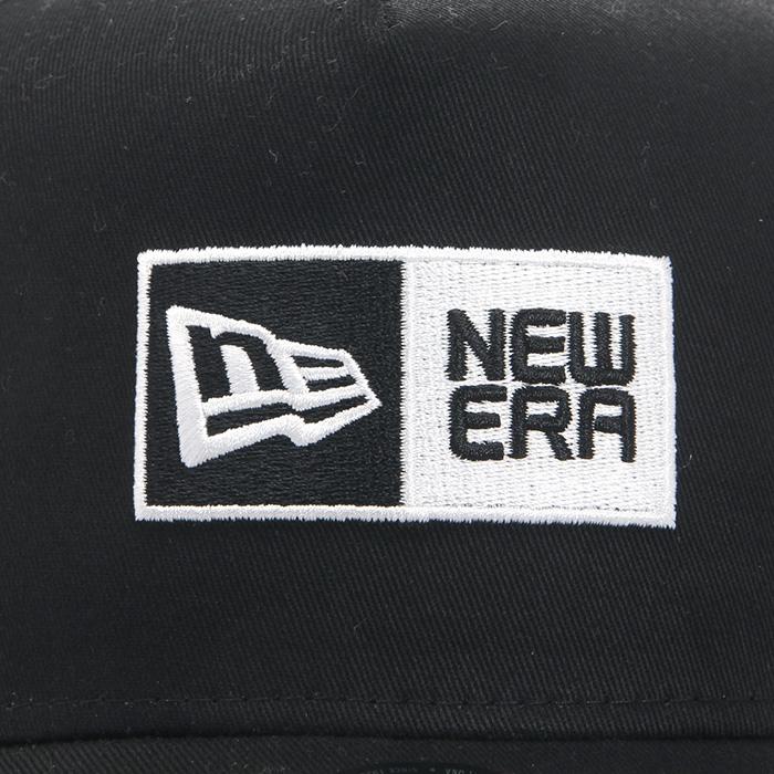 ニューエラ キャップ 940 メンズ レディース キッズ 帽子 NEW ERA 9FORTY A-Frame Box Logo ロゴ スナップバック ベースボールキャップ ブランド 黒｜spark｜04