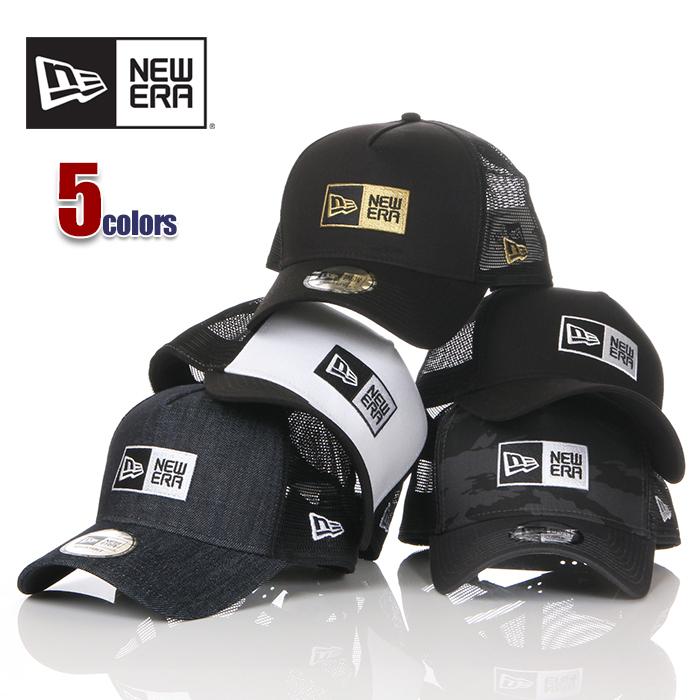 ニューエラ メッシュキャップ 帽子 メンズ レディース キャップ New Era 9forty A Frame Trucker Cap ボックスロゴ メッシュ スナップバック ロゴ ブランド Cap Ne スパーク 通販 Yahoo ショッピング
