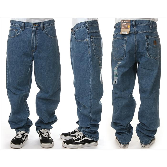 カーハート パンツ メンズ デニムパンツ 大きいサイズ 太め CARHARTT