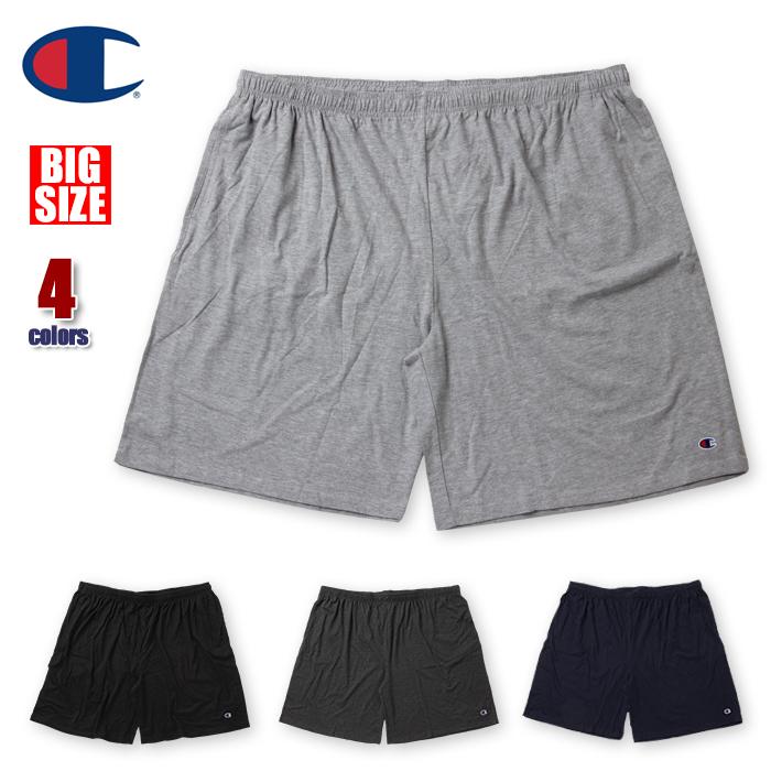 チャンピオン ハーフパンツ メンズ 大きいサイズ Champion ジャージー ショーツ 無地 スウェット グレー 黒 オーバーサイズ 特大 部屋着 ブランド 4xl 5xl 6xl Pnt Cp Ch301 スパーク 通販 Yahoo ショッピング
