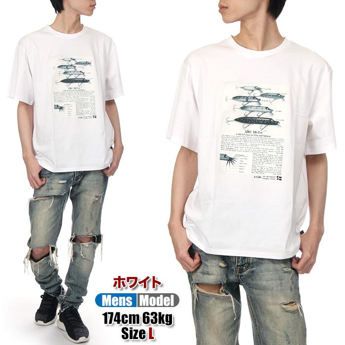 アブガルシア Tシャツ メンズ レディース 大きいサイズ Abu Garcia バグオフ Hi LoグラフィックT 半袖Tシャツ 虫よけ 防虫 ブランド 黒 白 M L XL｜spark｜03