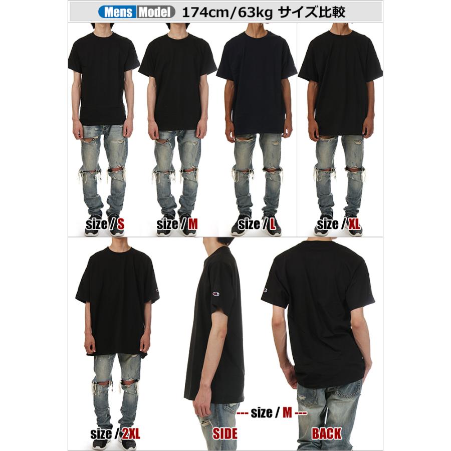 チャンピオン Tシャツ 半袖 メンズ レディース ビッグtシャツ Champion 大きいサイズ 袖ロゴ 無地 Usaモデル ブランド ストリート 白 黒 綿100 Top Cp 05a01 スパーク 通販 Yahoo ショッピング