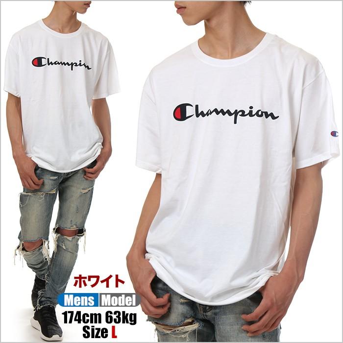 チャンピオン Tシャツ メンズ レディース CHAMPION ビッグT USAモデル ロゴ 半袖 Tシャツ ビッグシルエット ビッグサイズ ロゴ ビッグロゴ トレーニング ウェア｜spark｜02