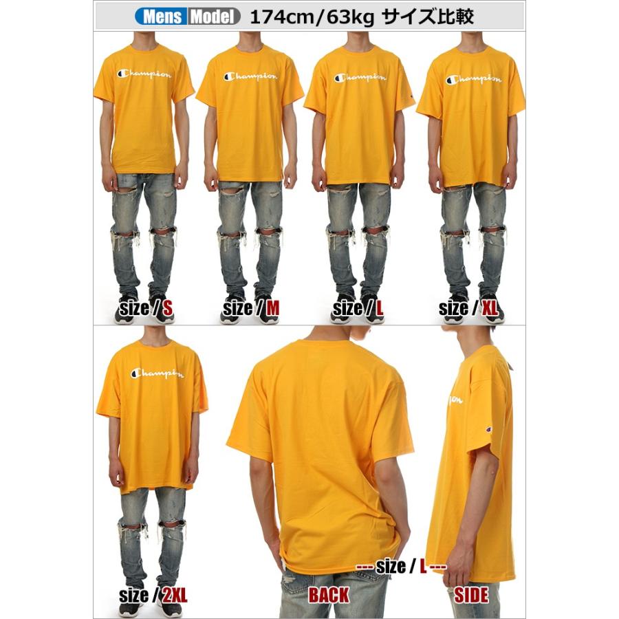 チャンピオン Tシャツ メンズ レディース CHAMPION ビッグT USAモデル ロゴ 半袖 Tシャツ ビッグシルエット ビッグサイズ ロゴ ビッグロゴ トレーニング ウェア｜spark｜19