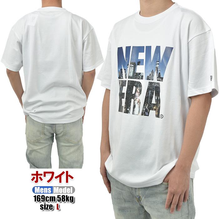 【セール】ニューエラ Tシャツ メンズ レディース 大きいサイズ NEW ERA 半袖 ビッグ ストリート ヒップホップ ブランド 白 黒 M L XL 2XL｜spark｜02