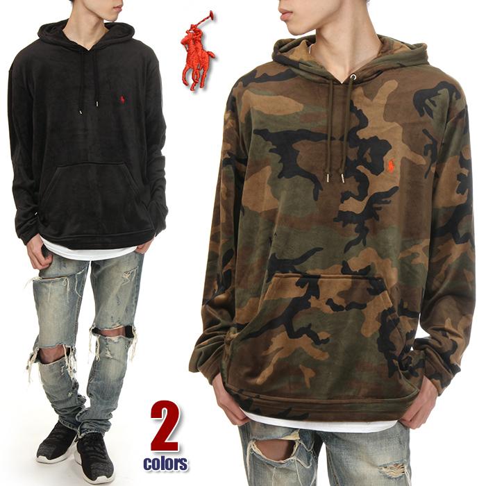 ラルフローレン パーカー メンズ レディース 大きいサイズ Ralph Lauren ベロア プルパーカー Usaモデル ブランド ロゴ 大きめ 迷彩 カモ 黒 S M L Xl Xxl 78 以上節約