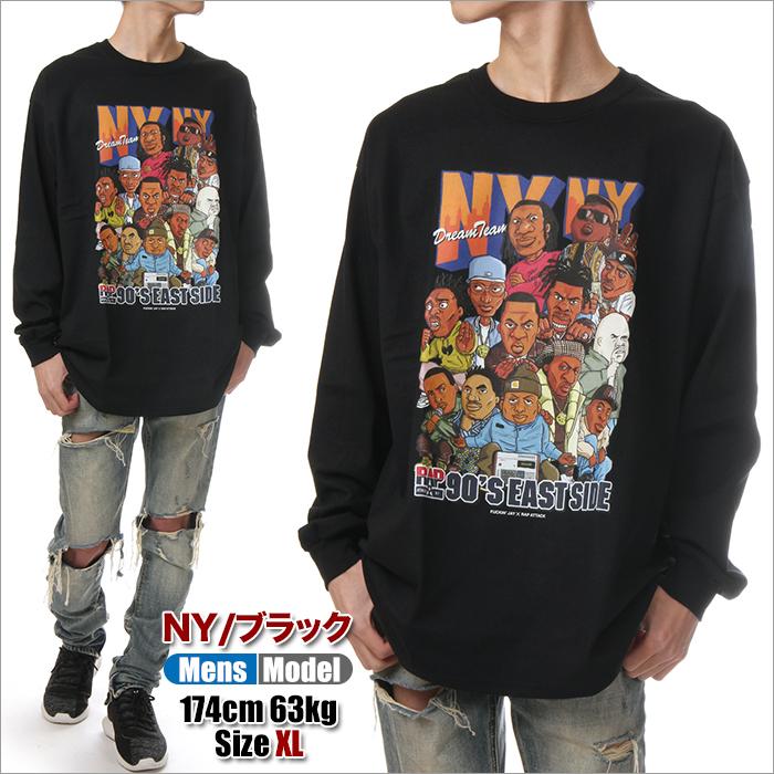 Rap Attack ロンt メンズ レディース 長袖 Tシャツ 大きいサイズ ラップアタック 長袖tシャツ ビッグシルエット ヒップホップ ダンス 衣装 黒 M L Xl 2xl Top Ra Lt001 スパーク 通販 Yahoo ショッピング