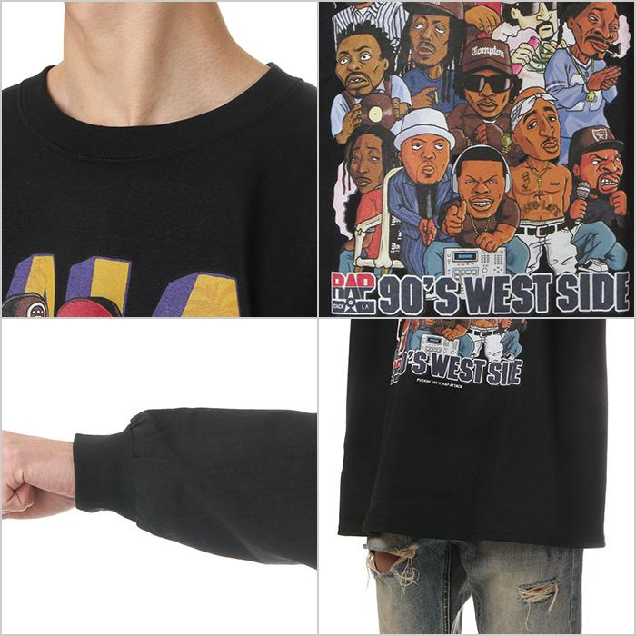 Rap Attack ロンt メンズ レディース 長袖 Tシャツ 大きいサイズ ラップアタック 長袖tシャツ ビッグシルエット ヒップホップ ダンス 衣装 黒 M L Xl 2xl Top Ra Lt001 スパーク 通販 Yahoo ショッピング