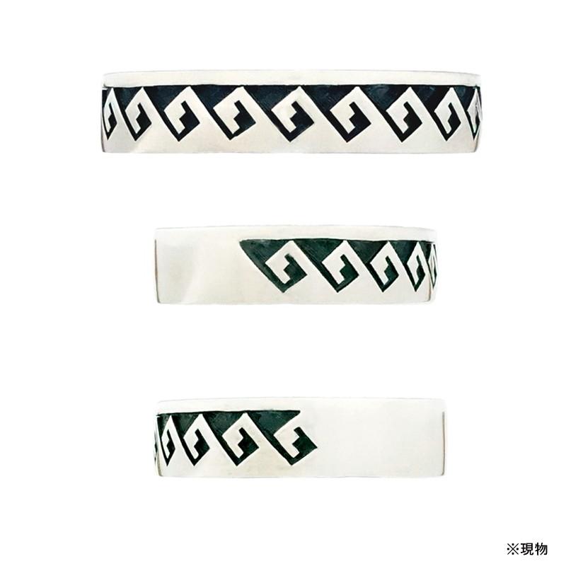 新入荷！ HOPI ホピ インディアン HOPI SQUARE WAVE OVERLAY BRACELET ブレスレット バングル SILVER STEWART DACAWYMA 【JS2535423589】(15461円)