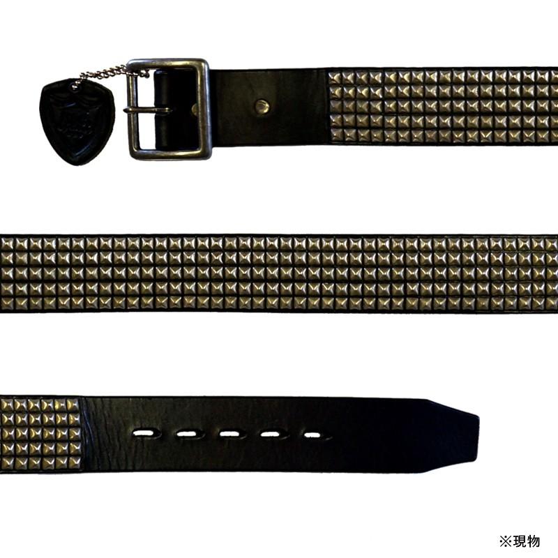 HTC HOLLYWOOD TRADING COMPANY ハリウッド トレーディング カンパニー 5 ROWS PYRAMID STUDS BELT 28の画像