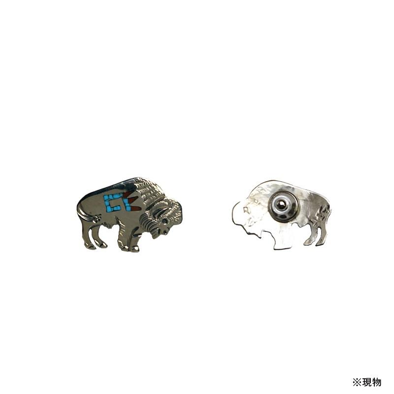 NAVAJO ナバホ インディアン BISON PIN BROOCH ピンブローチ : SPARK