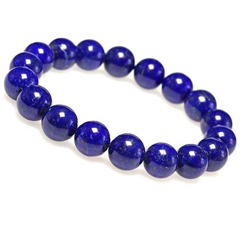 高品質 レディースアクセサリー 天然ラピスラズリ ブレスレット 約10 7ミリ 12月誕生石 高品質