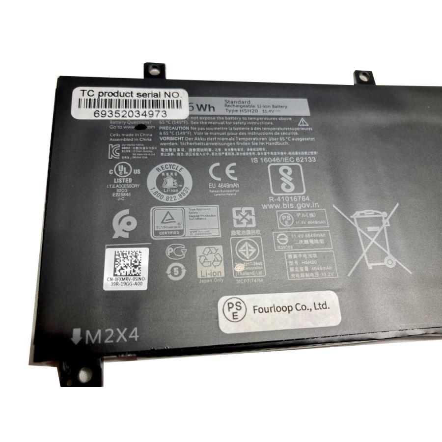 Xps 15 7590-6hhpn 11.4V 56Wh dell 純正 デル ノートPC ノート