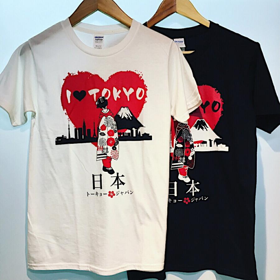 東京 お土産 舞妓 外国人向け 浅草 日本 人気 Tシャツ : Sparkle Tokyo 