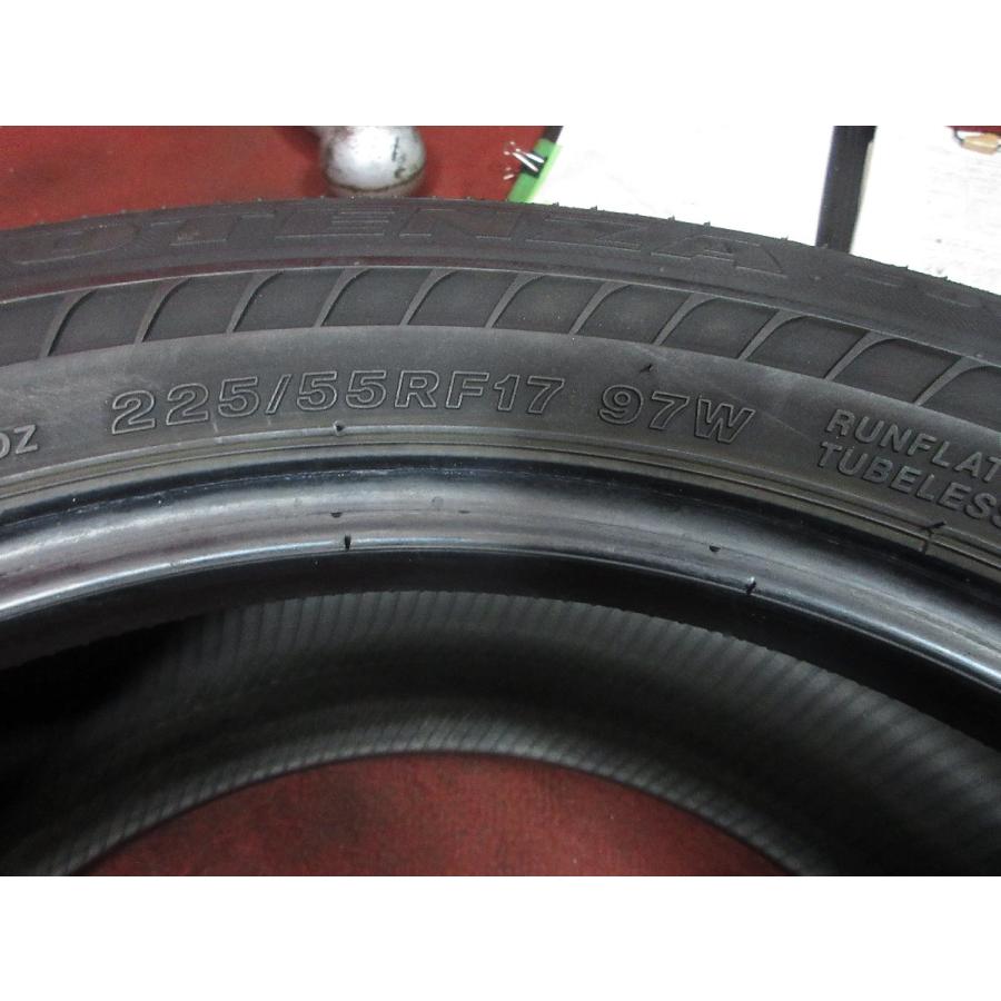 タイヤ 2本 225/55RF17 ブリジストン ポテンザ POTENZA S001 RFT ラン 