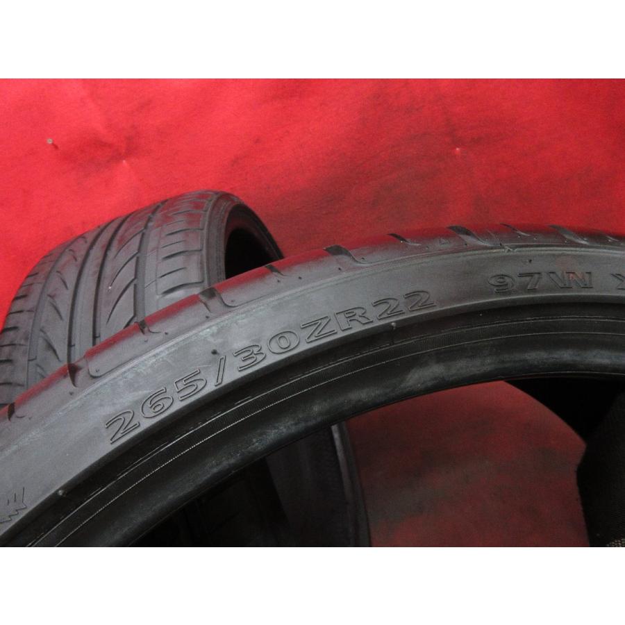 タイヤ 2本 265/30ZR22 DELINTE THUNDER D7 265/30R22 2019年 溝アリ 送料無料★13427T｜sparkotire｜06