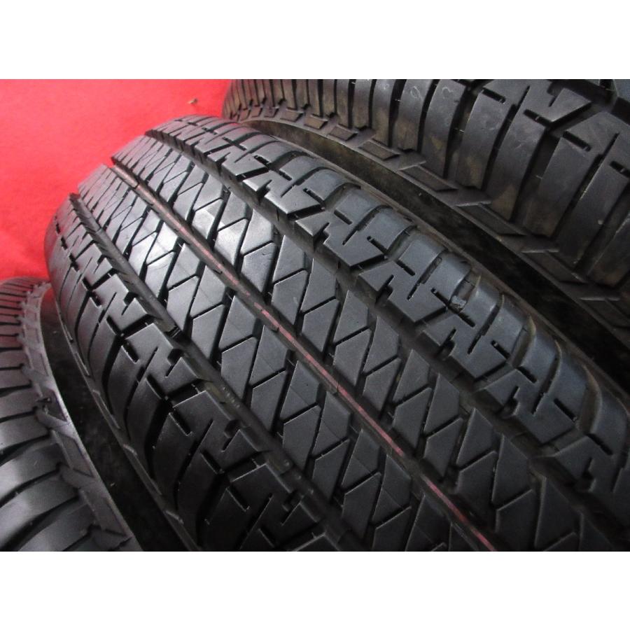 タイヤ 4本 175/80R16 ブリジストン デューラー DUELER H/T 2018年  バリ バリ山 溝アリ 送料無料★13766T_4