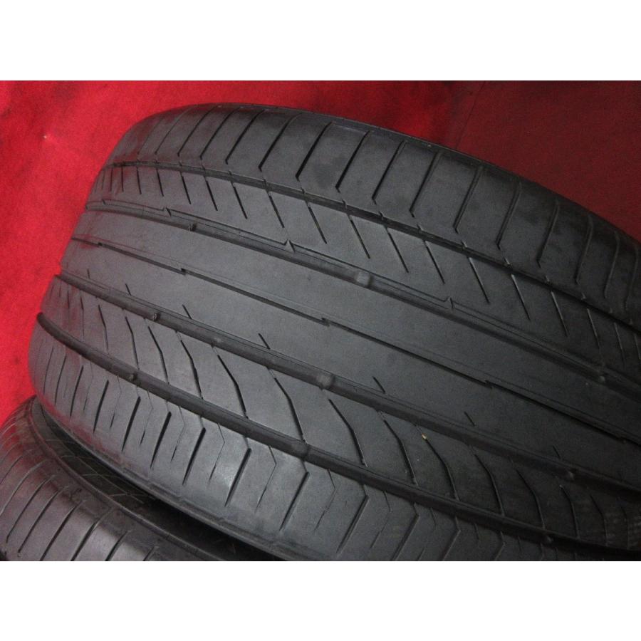 タイヤ 2本 285/35R21 コンチネンタル CONTISPORT CONTACT +5 バリ山 