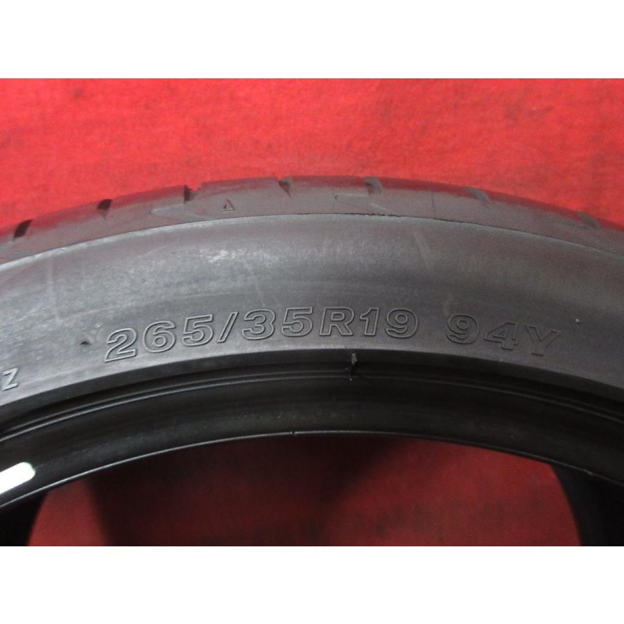 タイヤ 2本 265/35R19 ブリジストン ポテンザ POTENZA S001 L 2020年 バリ山 溝アリ  送料無料★14330Tの画像