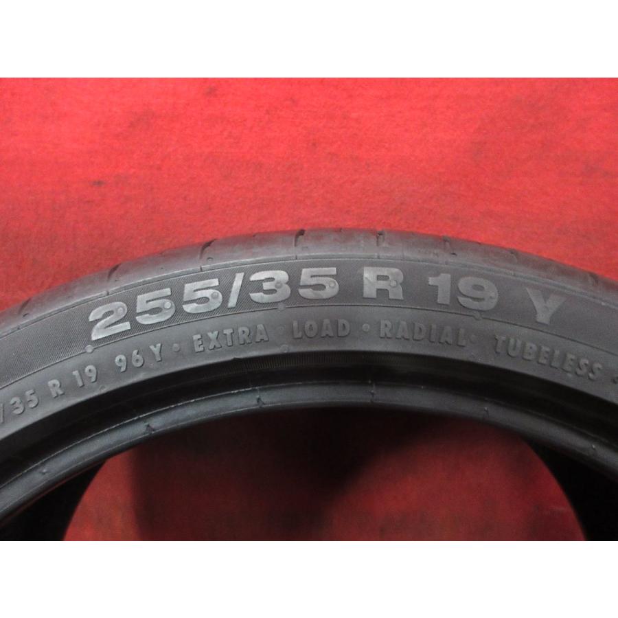 タイヤ 2本 255/35R19  コンチネンタル  CONTISPORT CONTACT  SSR MOE バリ山 溝アリ 送料無料★14387T｜sparkotire｜04