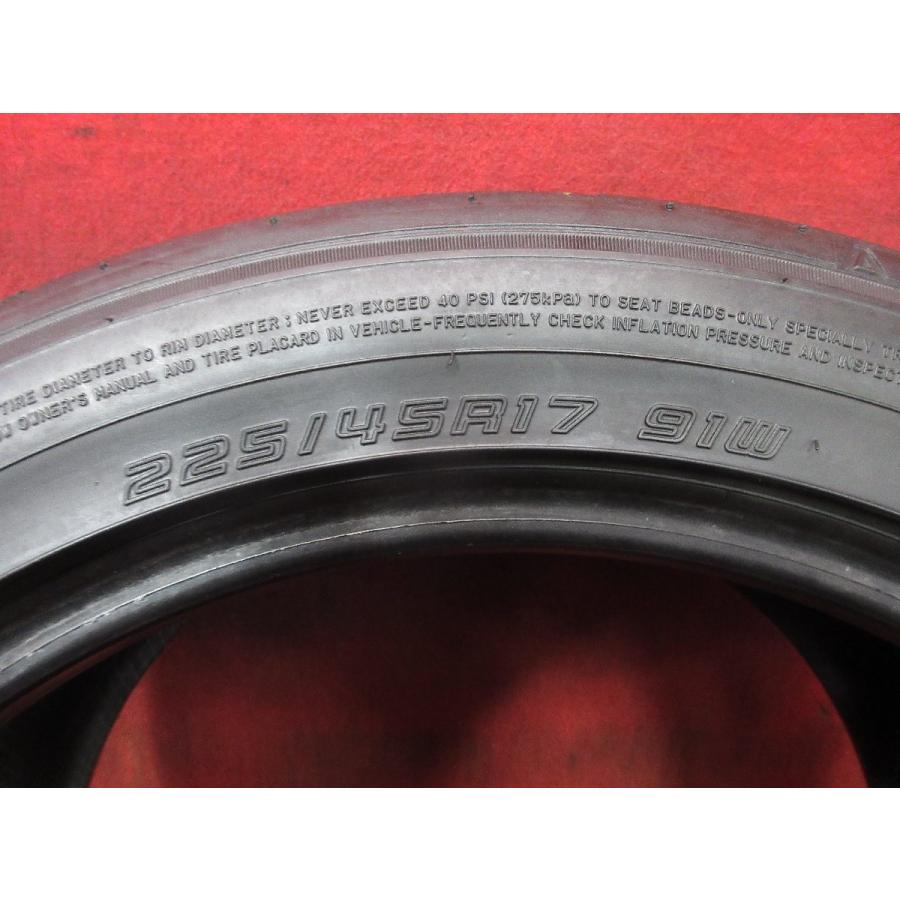 タイヤ 1本 225/45R17 ダンロップ ディレッツァ DIREZZA ZII  バリ山 溝アリ 送料無料★14481T｜sparkotire｜03