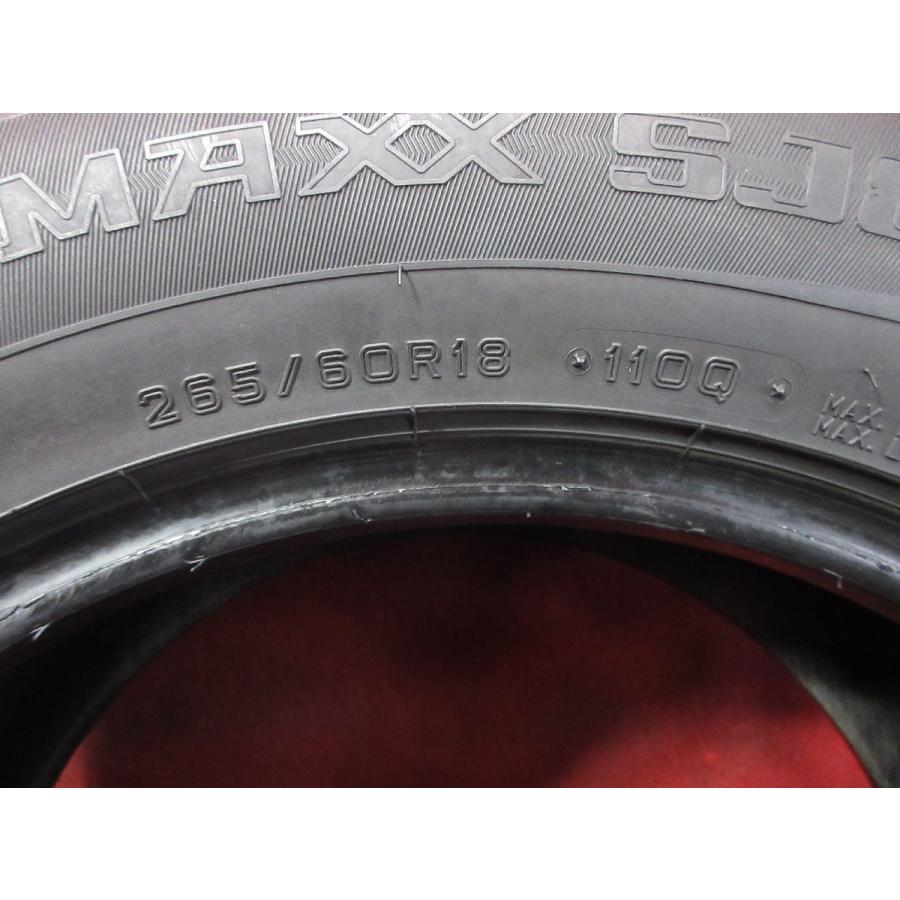 スタッドレス 4本 265/60R18 110Q ダンロップ  WINTER  MAXX SJ8 バリ バリ山 溝アリ 送料無料★3151Y｜sparkotire｜08