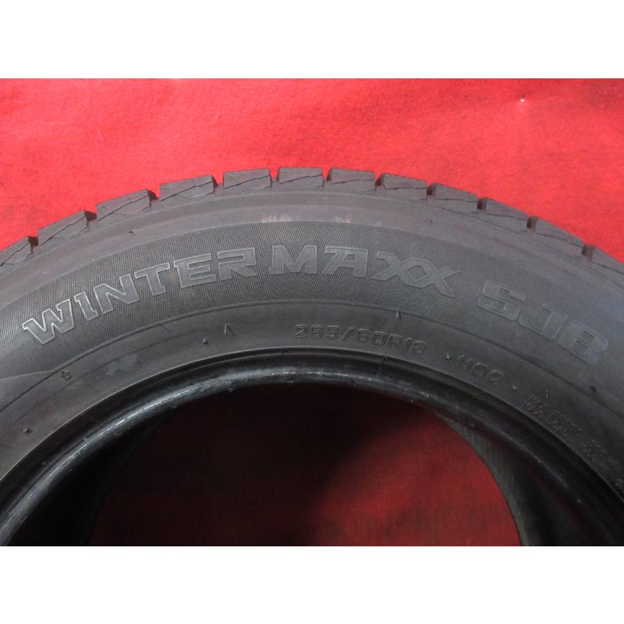 スタッドレス 4本 265/60R18 110Q ダンロップ  WINTER  MAXX SJ8 バリ バリ山 溝アリ 送料無料★3151Y｜sparkotire｜10