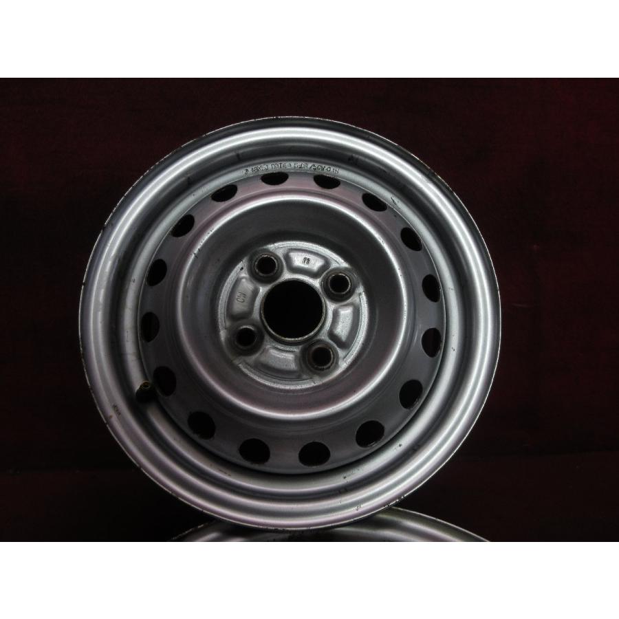 中古 スチール ホイール 4本 トヨタ 純正 13×5J 4穴 PCD 100 +39 ハブ
