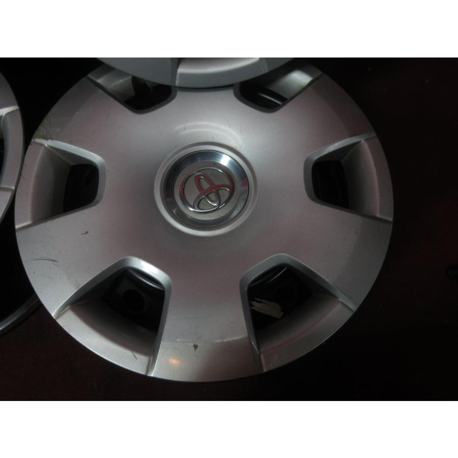 中古 スチール ホイール と カバー 4本 トヨタ ハイエース 200系 純正  15×6J 6穴 PCD 139.7 +35 ハブ径 106◆51118H (Q) 15インチ 中古ホイールの画像