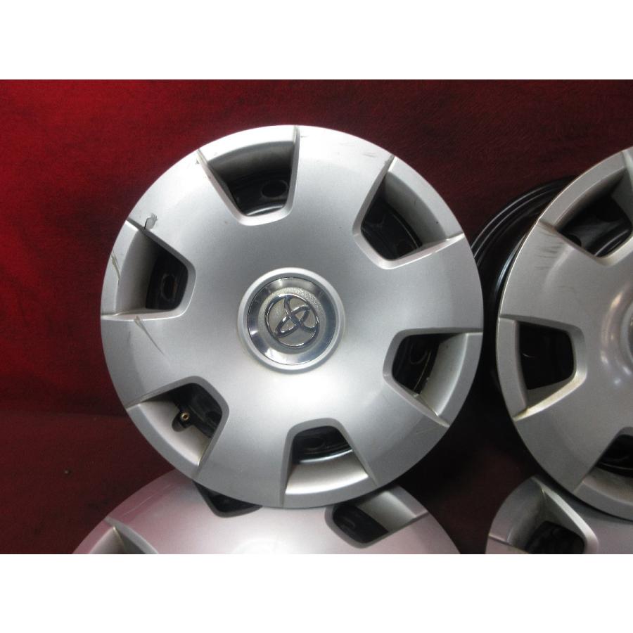 中古 スチール ホイール 4本 トヨタ 200系 ハイエース 純正 15×6J 6穴 PCD 139.7 +35 ハブ径 106◆51270H 15インチ 中古ホイールの画像