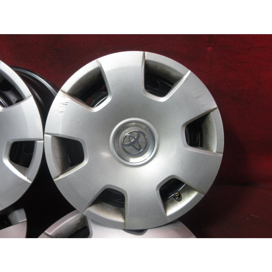 中古 スチール ホイール 4本 トヨタ 200系 ハイエース 純正 15×6J 6穴 PCD 139.7 +35 ハブ径 106◆51270H 15インチ 中古ホイールの画像