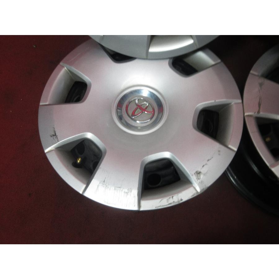 中古 スチール ホイール 4本 トヨタ 200系 ハイエース 純正 15×6J 6穴 PCD 139.7 +35 ハブ径 106◆51270H 15インチ 中古ホイールの画像