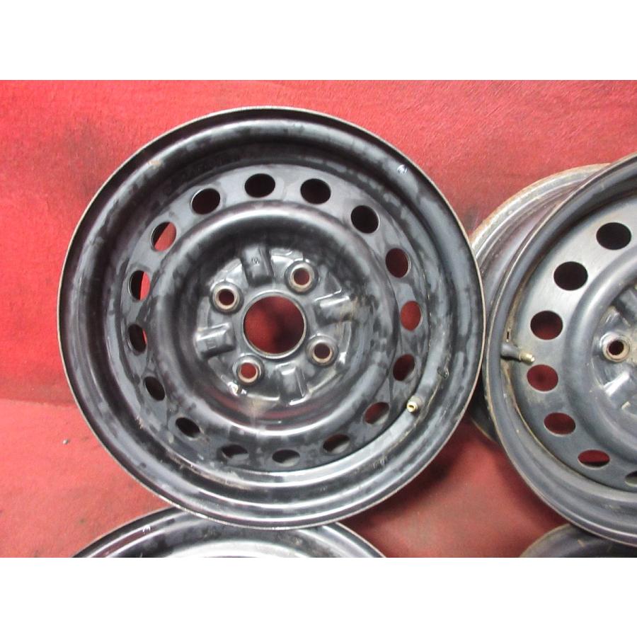 中古 スチール ホイール 4本 トヨタ純正 13×5J 4穴 PCD 100 +45