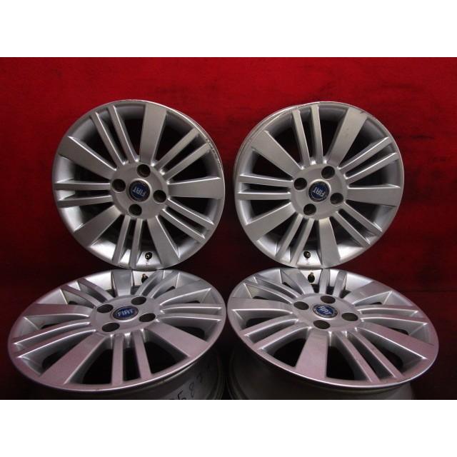 中古 銀輪 4本 FIAT 判決純然たる グランデプント 15×6J 4穴 PCD 100 +43 こしき径 56 ◆ 2587H 15in 中古銀輪