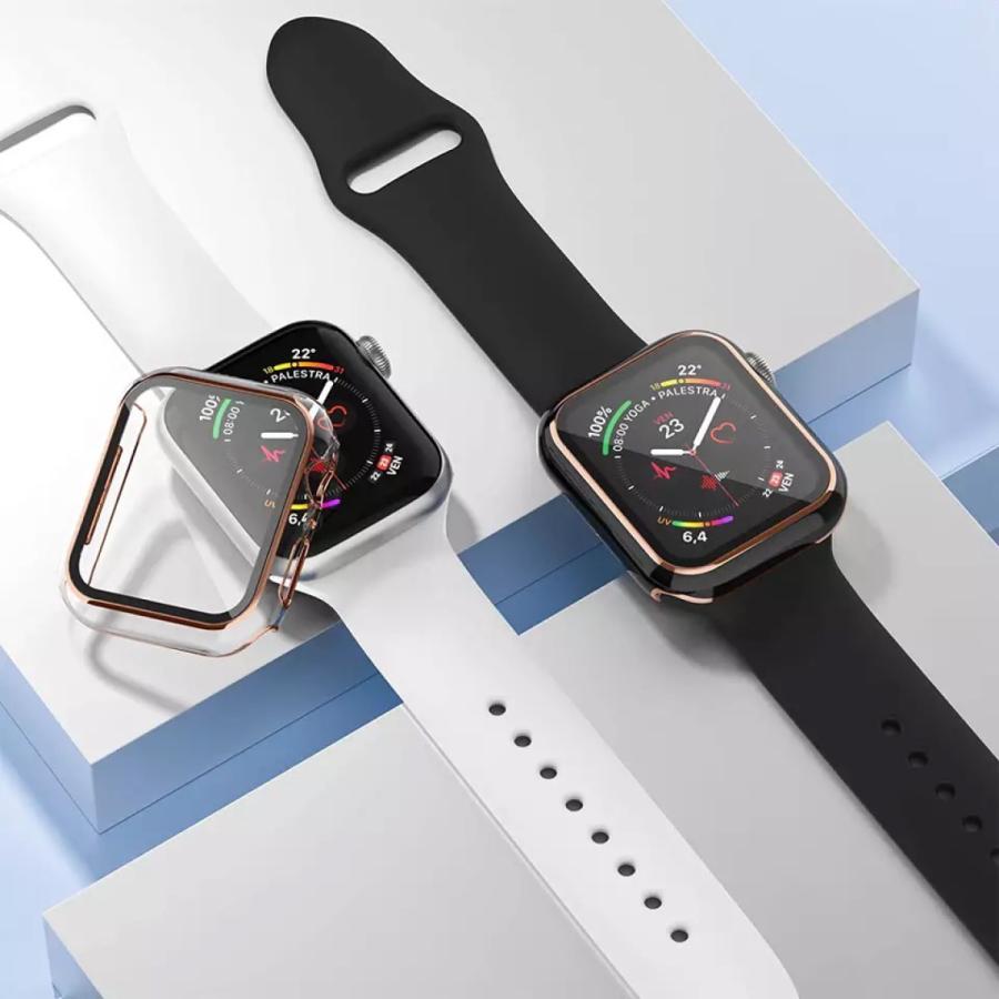 AppleWatch カバー SE2 アップルウォッチケース 44mm ブラック