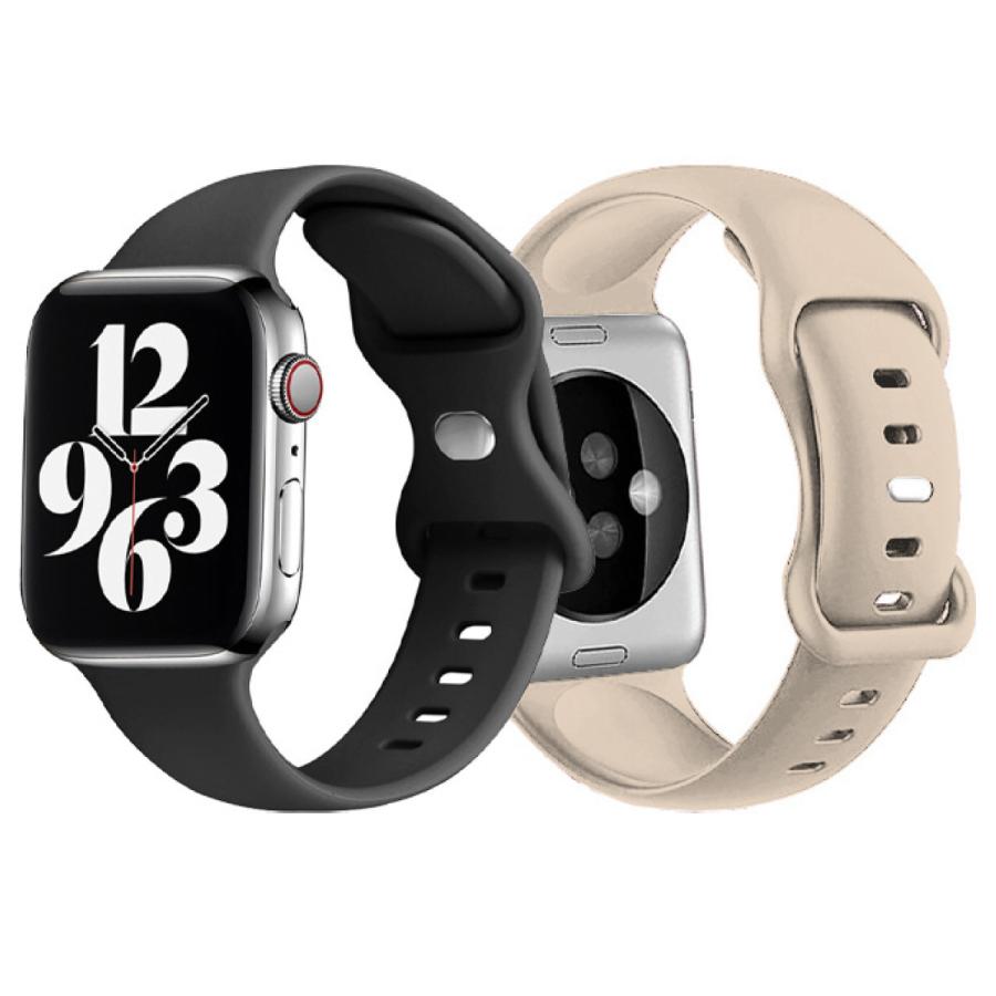 アップルウォッチ バンド ベルト apple watch シリコン 40mm 44mm 41mm 45mm シンプル スポーツ｜sparksstore｜27