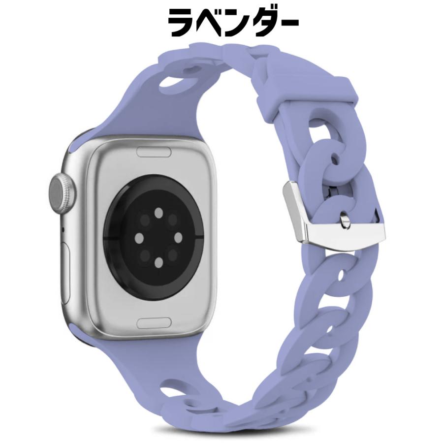 アップルウォッチ バンド シリコン apple watch ベルト レディース 40mm 41mm おしゃれ 女性｜sparksstore｜30