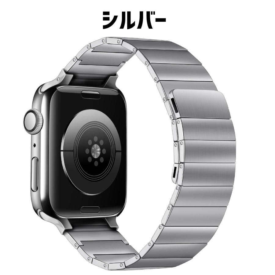 アップルウォッチ バンド apple watch ベルト ステンレス マグネット 44mm 45mm 40mm 41mm 49mm｜sparksstore｜23