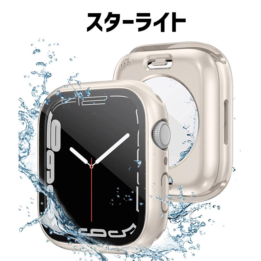 アップルウォッチ カバー apple watch 防水 ケース 全面 保護 applewatch 40mm 44mm 41mm 45mm｜sparksstore｜21